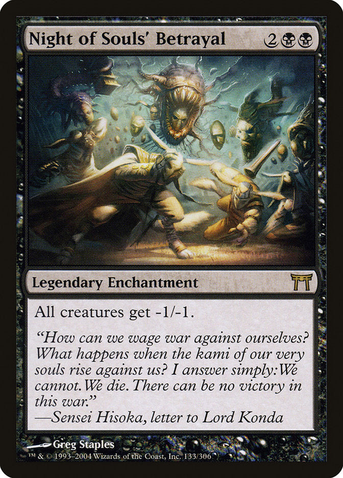 Night of Souls' Betrayal [Champions of Kamigawa] Magic: The Gathering
