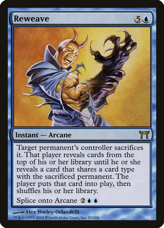Reweave [Champions of Kamigawa] Magic: The Gathering
