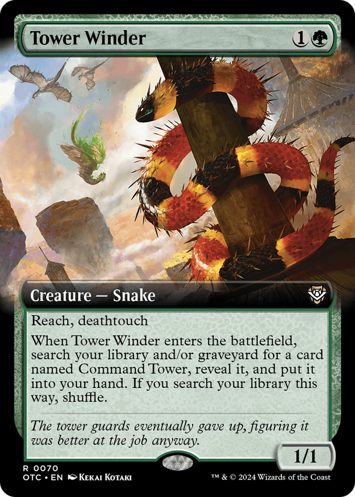 Tower Winder (Extended Art) [Outlaws of Thunder Junction Commander] Magic: The Gathering