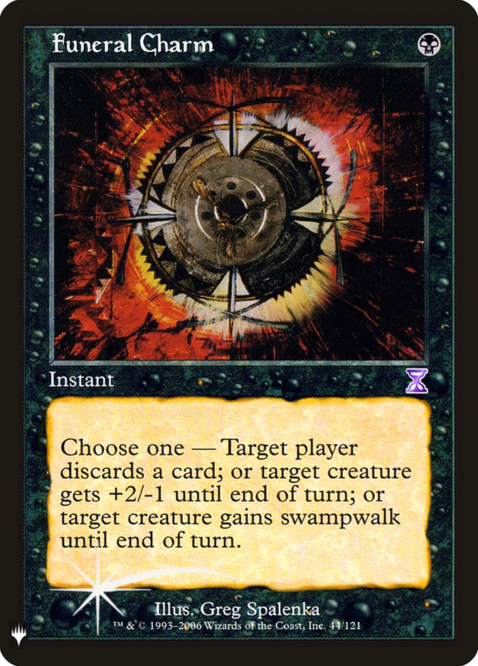 Funeral Charm [Mystery Booster] Magic: The Gathering