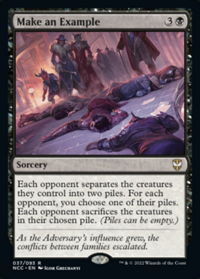 Make an Example [Streets of New Capenna Commander] Magic: The Gathering