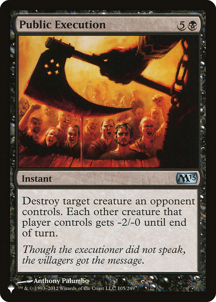Public Execution [The List] Magic: The Gathering