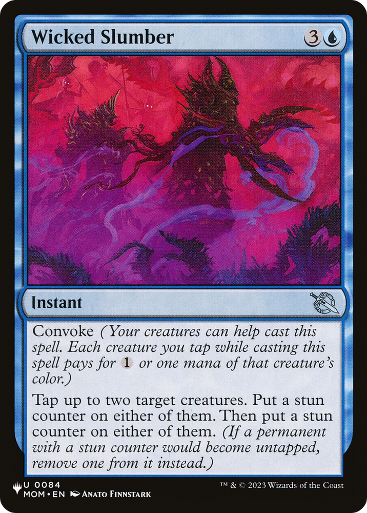 Wicked Slumber [The List] Magic: The Gathering