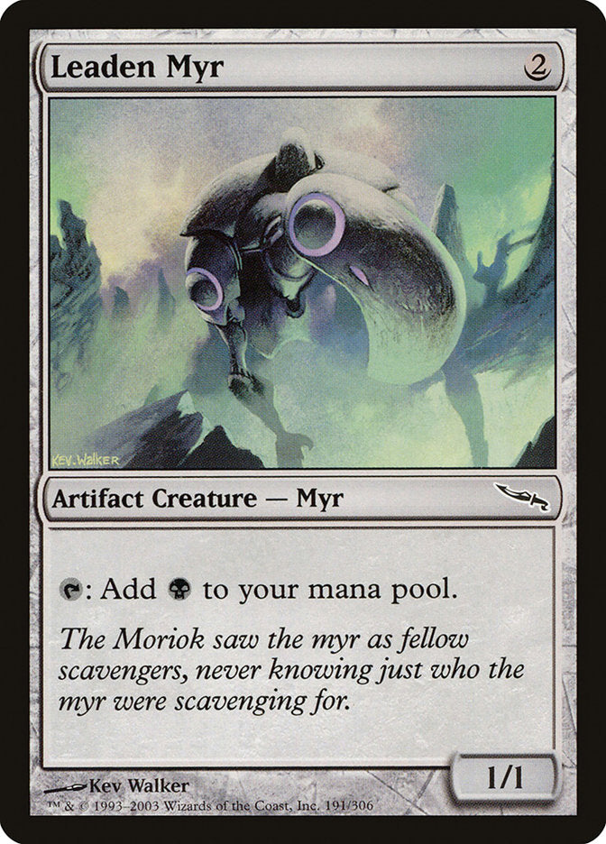 Leaden Myr [Mirrodin] Magic: The Gathering