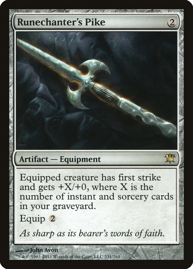 Runechanter's Pike [Innistrad] Magic: The Gathering