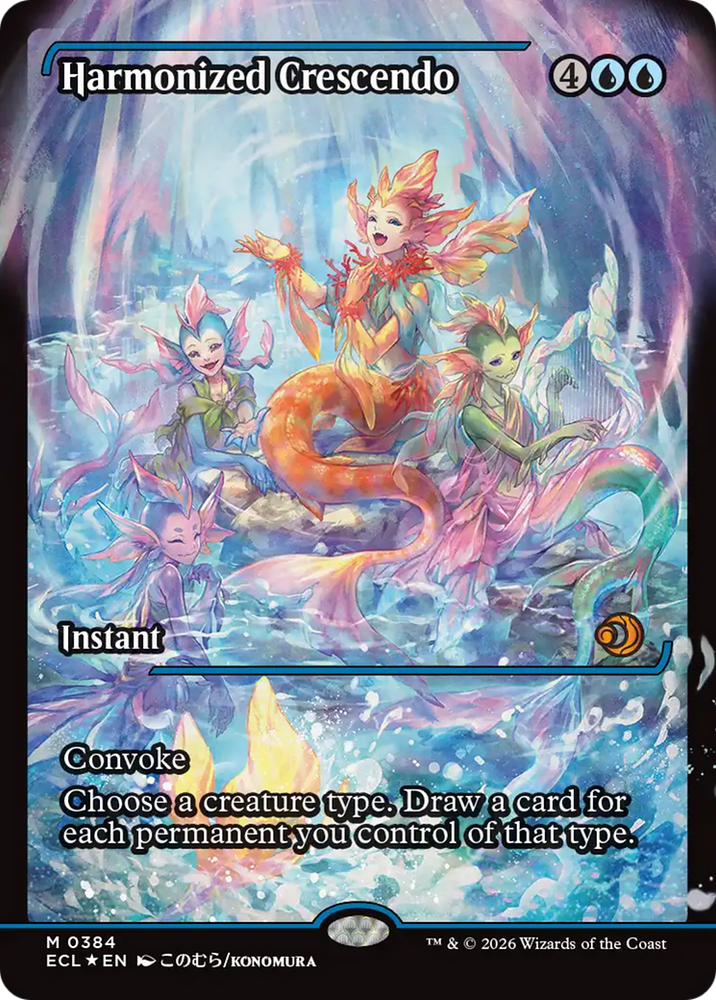 Harmonized Crescendo (0384) (Showcase) [Lorwyn Eclipsed] Magic: The Gathering