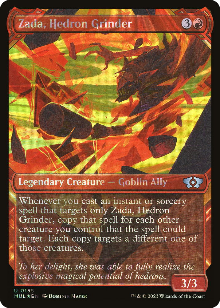 Zada, Hedron Grinder (Halo Foil) [Multiverse Legends] Magic: The Gathering
