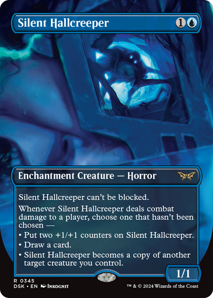 Silent Hallcreeper (Borderless) [Duskmourn: House of Horror] Magic: The Gathering