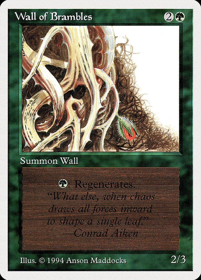 Wall of Brambles [Summer Magic / Edgar] Magic: The Gathering