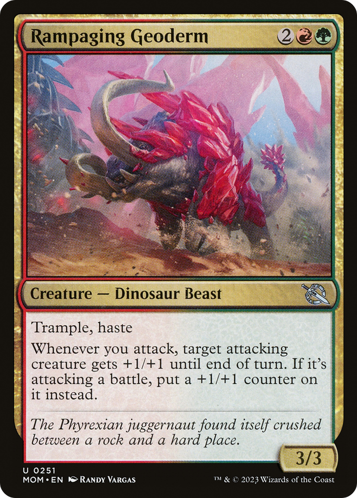 Rampaging Geoderm [March of the Machine] Magic: The Gathering