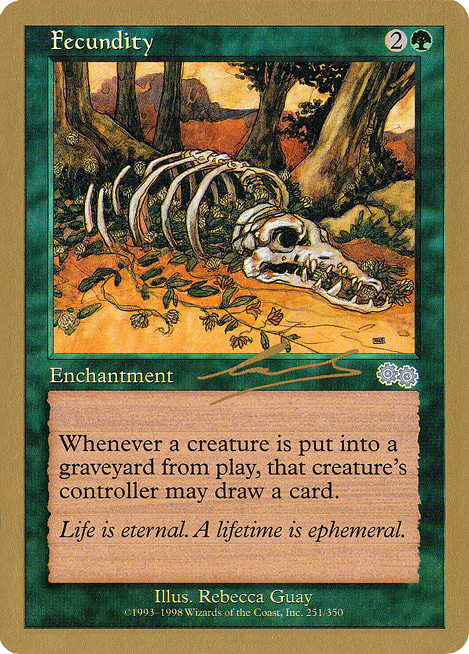 Fecundity (Nicolas Labarre) [World Championship Decks 2000] Magic: The Gathering
