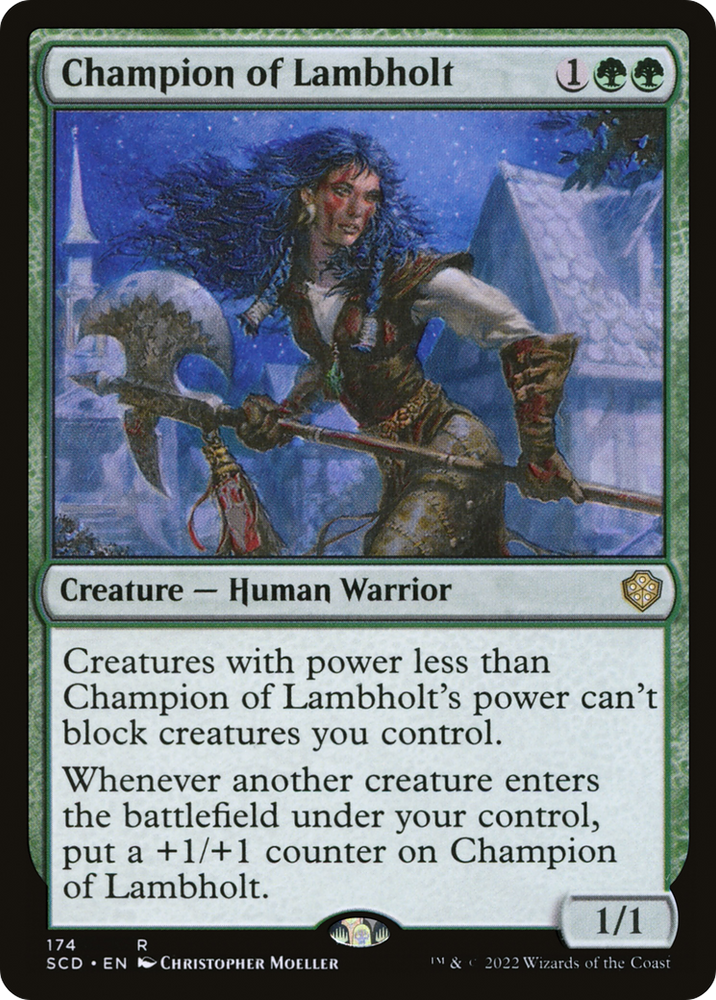 Champion of Lambholt [Starter Commander Decks] Magic: The Gathering