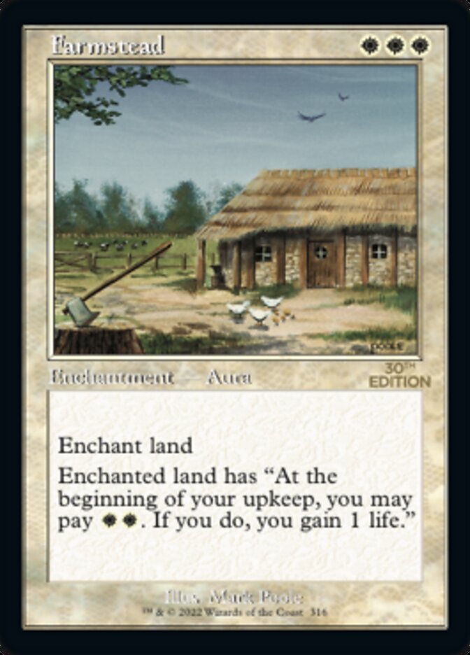 Farmstead (Retro) [30th Anniversary Edition] Magic: The Gathering