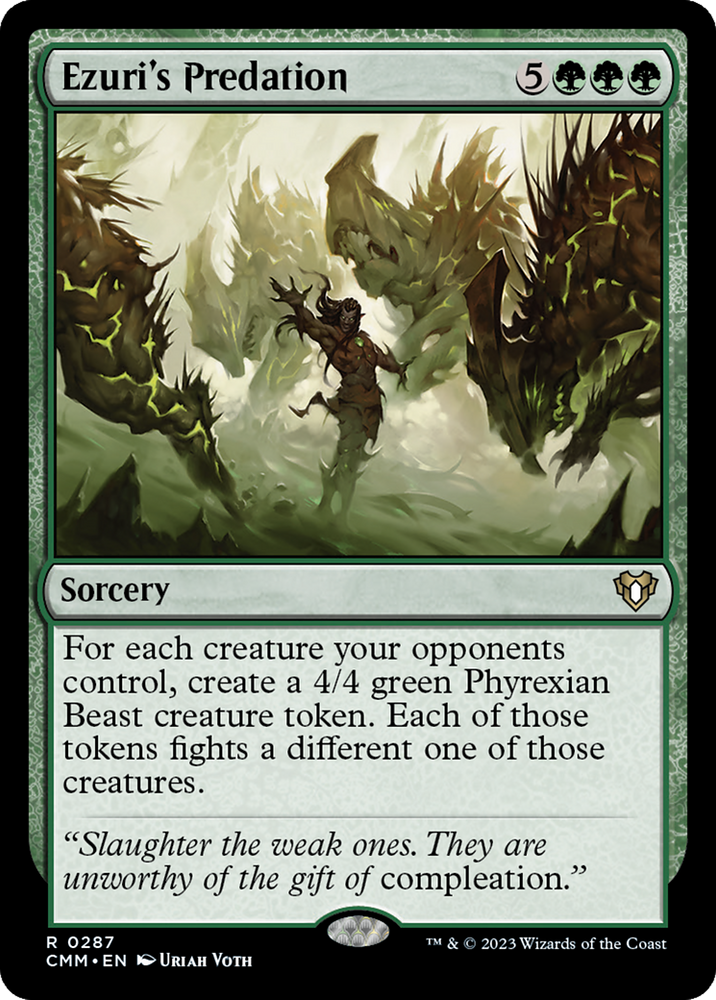 Ezuri's Predation [Commander Masters] Magic: The Gathering