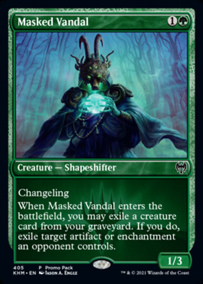 Masked Vandal (Promo Pack) [Kaldheim Promos] Magic: The Gathering