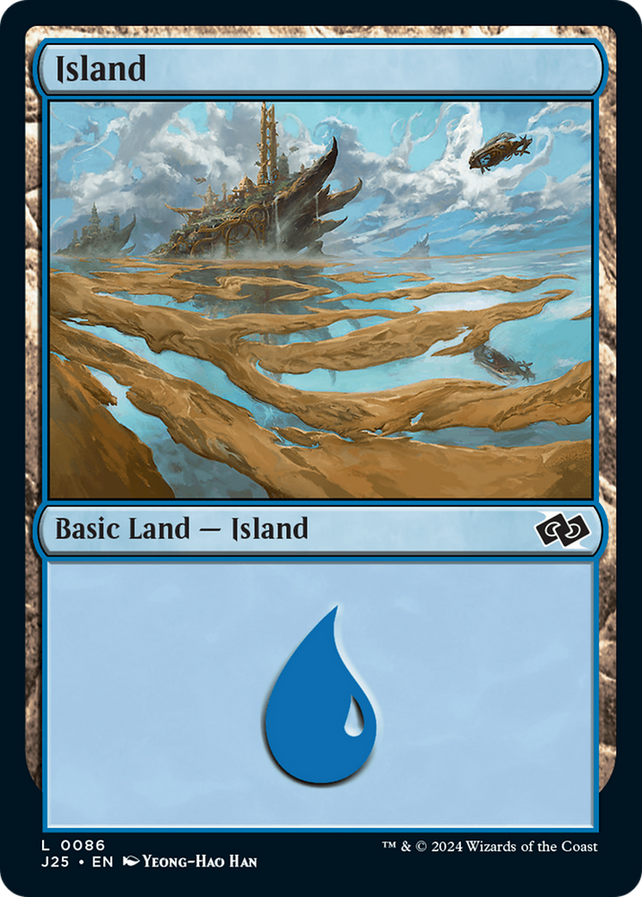 Island (86) [Foundations Jumpstart] Magic: The Gathering