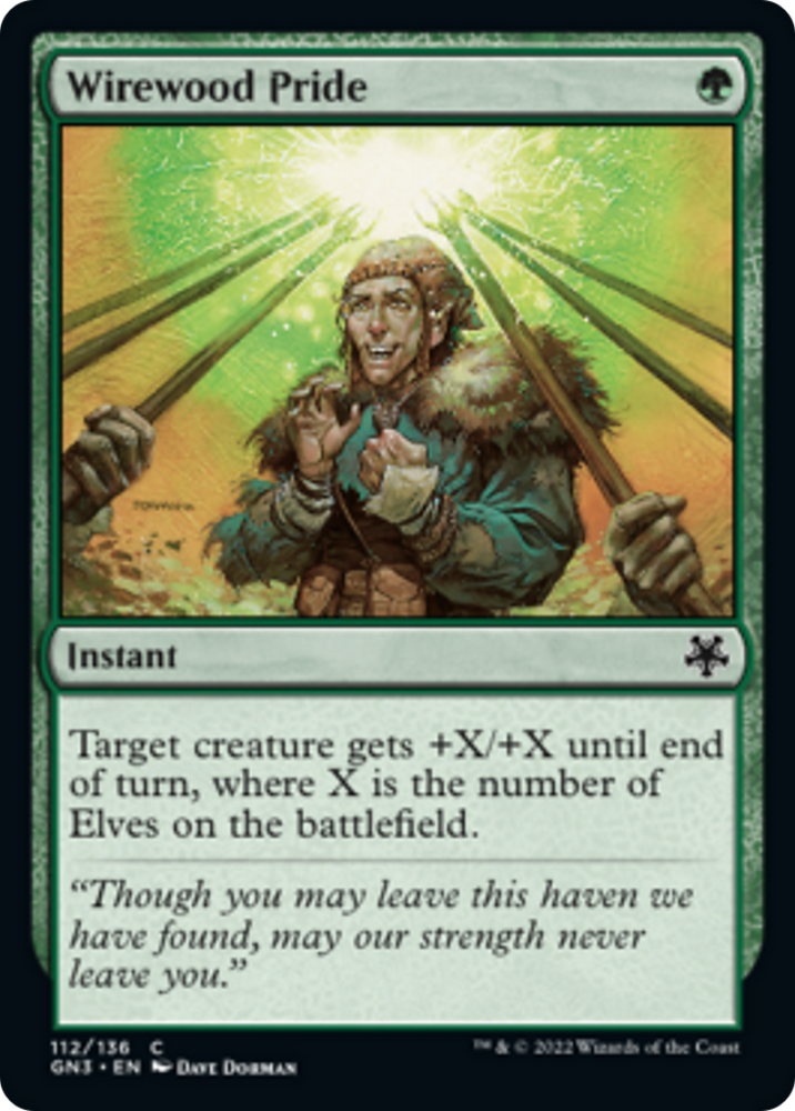 Wirewood Pride [Game Night: Free-for-All] Magic: The Gathering