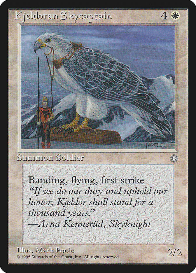 Kjeldoran Skycaptain [Ice Age] Magic: The Gathering