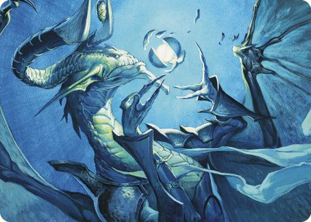 Deep Analysis Art Card [Commander Masters Art Series] Magic: The Gathering