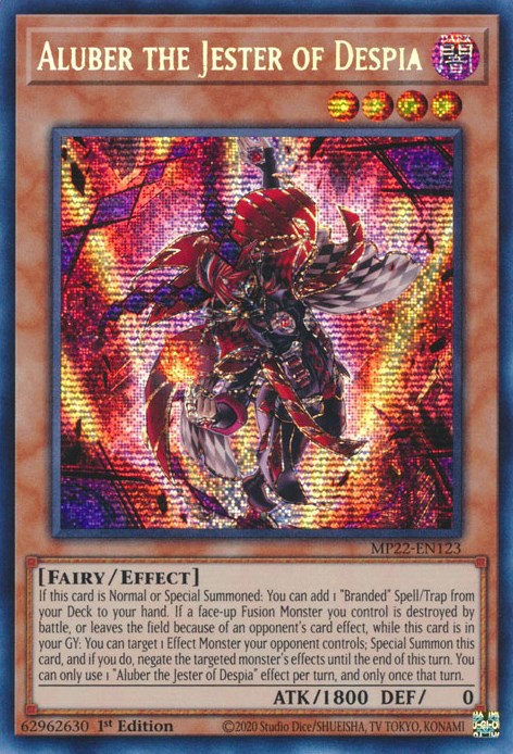 Aluber the Jester of Despia [MP22-EN123] Prismatic Secret Rare - Yugioh Cards For Your TCG Needs!