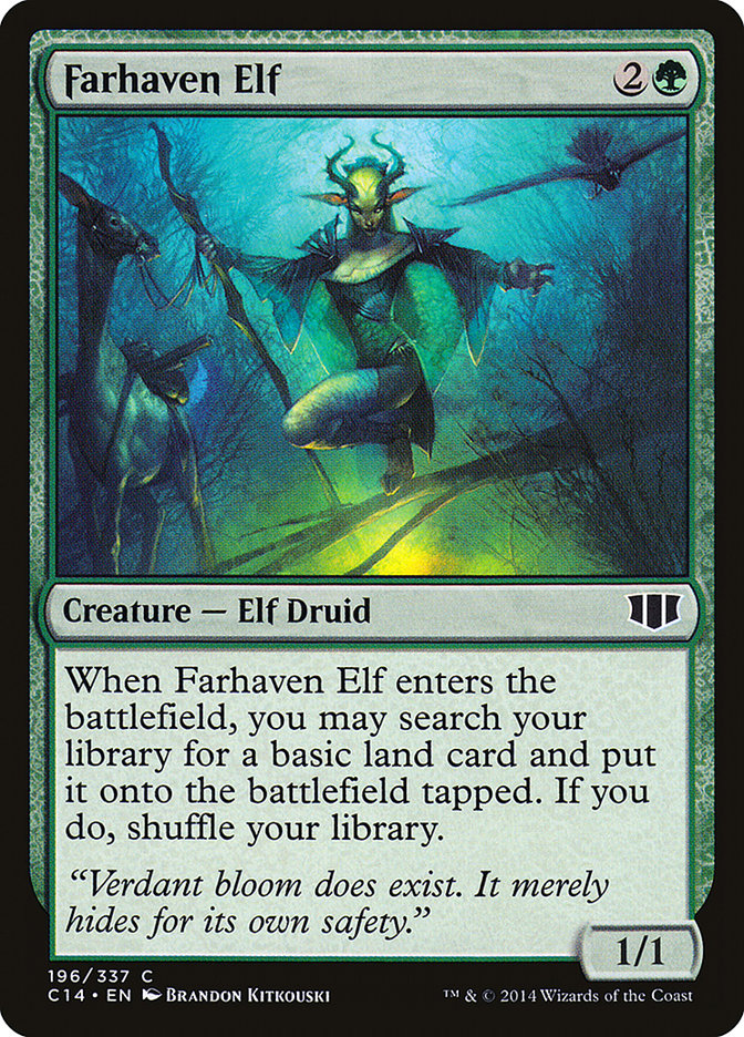 Farhaven Elf [Commander 2014] Magic: The Gathering