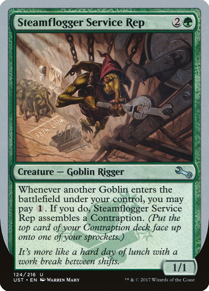 Steamflogger Service Rep [Unstable] Magic: The Gathering
