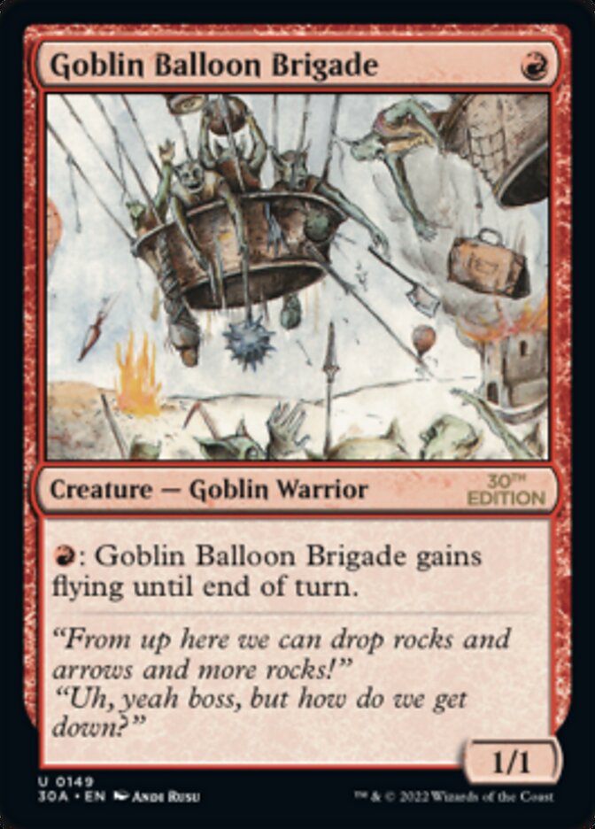 Goblin Balloon Brigade [30th Anniversary Edition] Magic: The Gathering