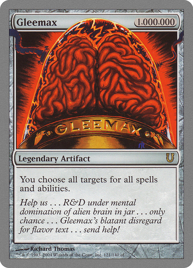 Gleemax [Unhinged] Magic: The Gathering