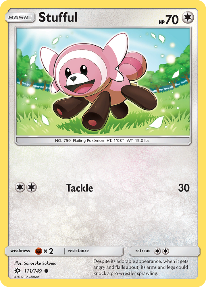 Stufful (111/149) [Sun & Moon: Base Set] Pokémon