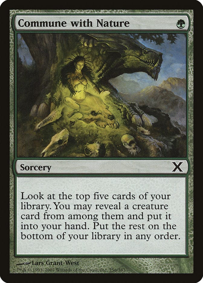 Commune with Nature [Tenth Edition] Magic: The Gathering