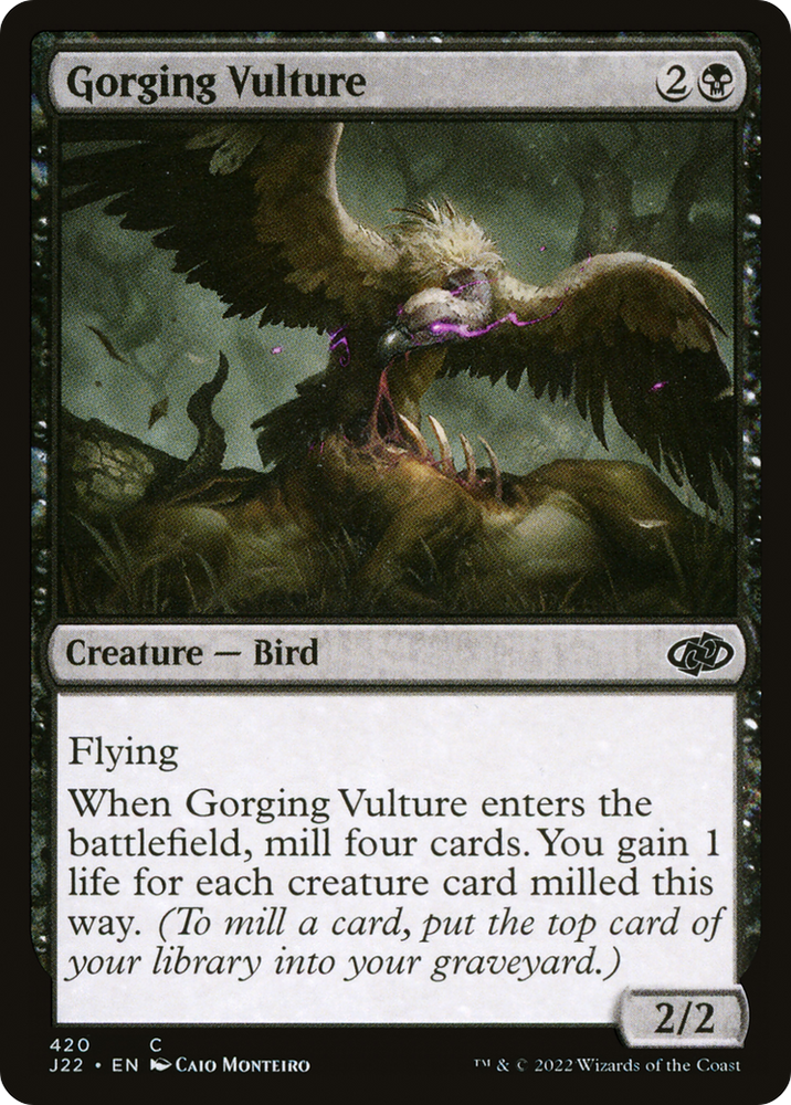 Gorging Vulture [Jumpstart 2022] Magic: The Gathering