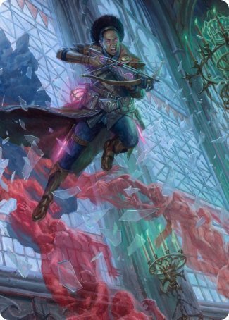 Kaya, Geist Hunter Art Card [Innistrad: Crimson Vow Art Series] Magic: The Gathering