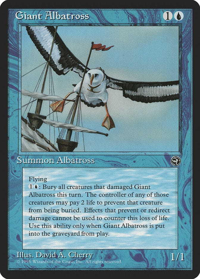 Giant Albatross (Red Flag) [Homelands] Magic: The Gathering