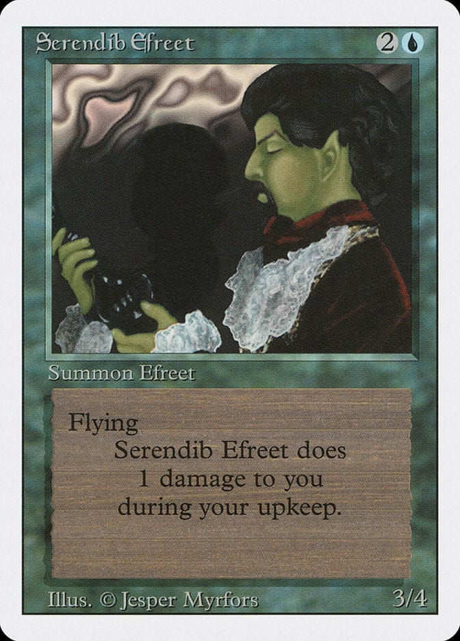 Serendib Efreet [Revised Edition] Magic: The Gathering