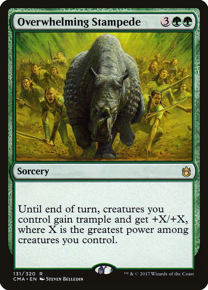 Overwhelming Stampede [Commander Anthology] Magic: The Gathering