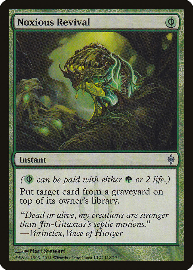Noxious Revival [New Phyrexia] Magic: The Gathering