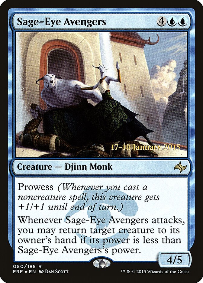 Sage-Eye Avengers [Fate Reforged Prerelease Promos] Magic: The Gathering