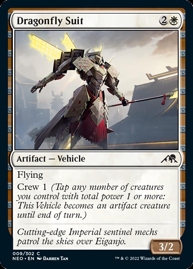 Dragonfly Suit [Kamigawa: Neon Dynasty] Magic: The Gathering