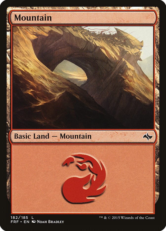 Mountain (182) [Fate Reforged] Magic: The Gathering