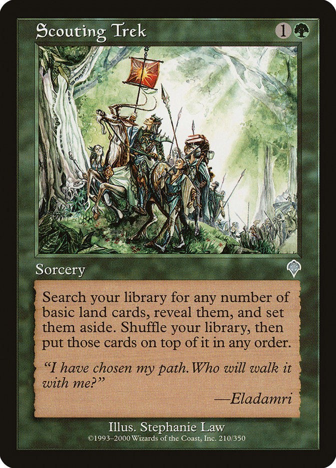 Scouting Trek [Invasion] Magic: The Gathering