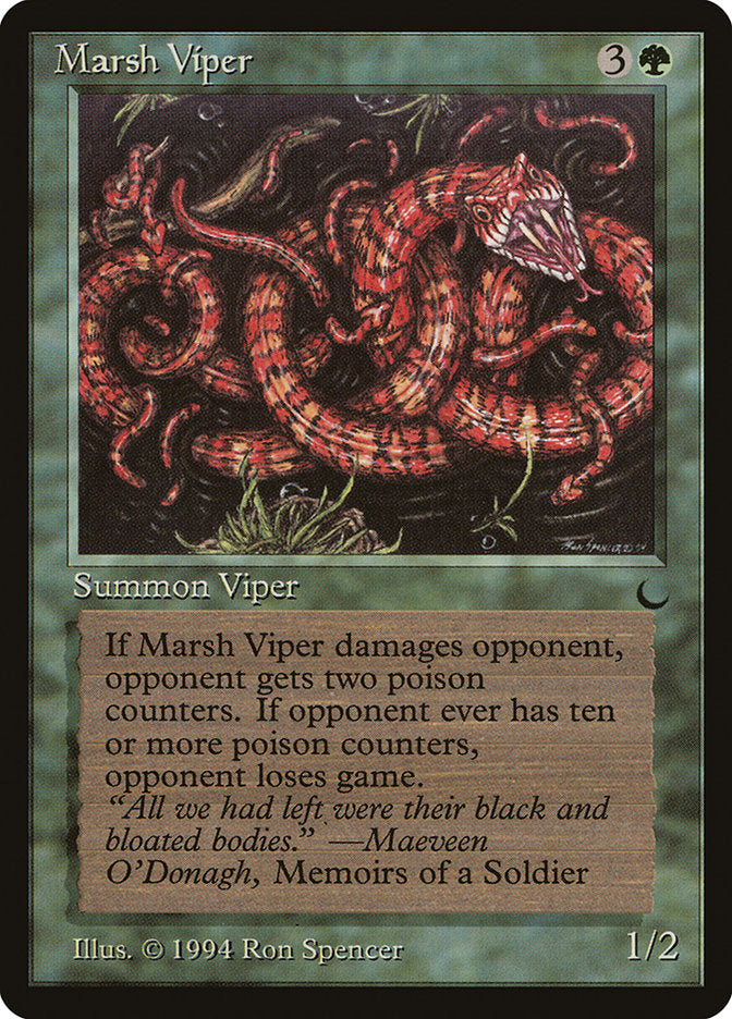 Marsh Viper [The Dark] Magic: The Gathering