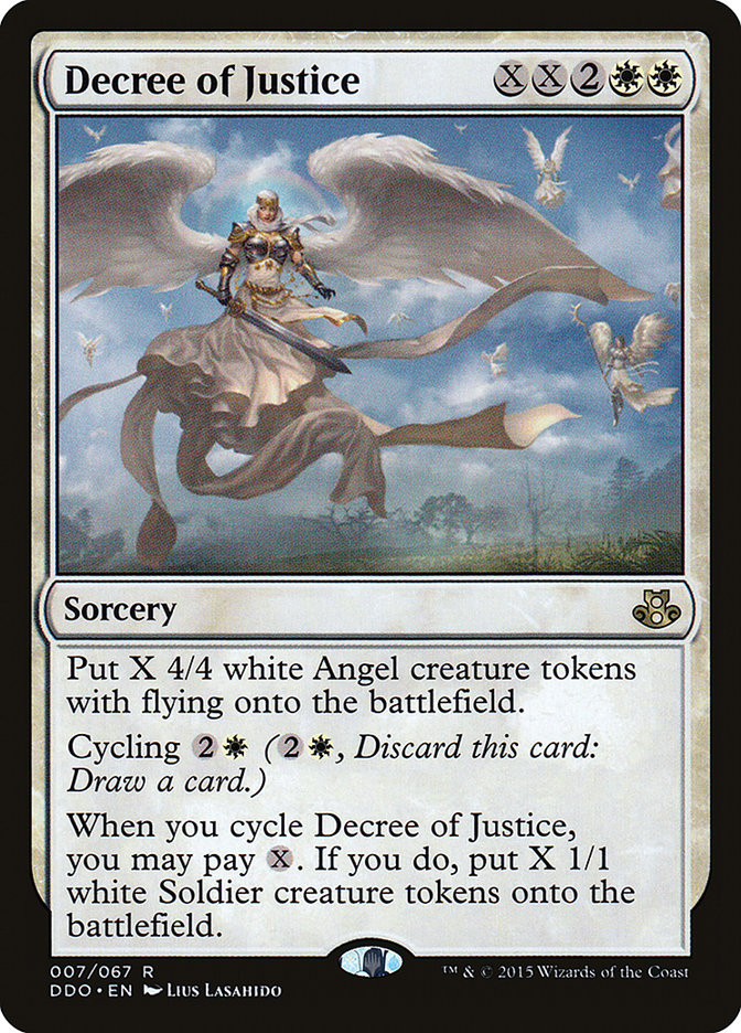 Decree of Justice [Duel Decks: Elspeth vs. Kiora] Magic: The Gathering