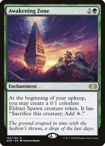 Awakening Zone [Double Masters] Magic: The Gathering