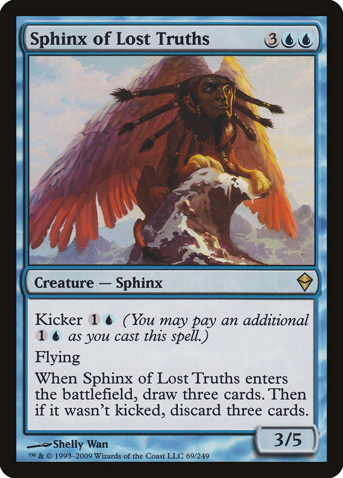 Sphinx of Lost Truths [Zendikar] Magic: The Gathering