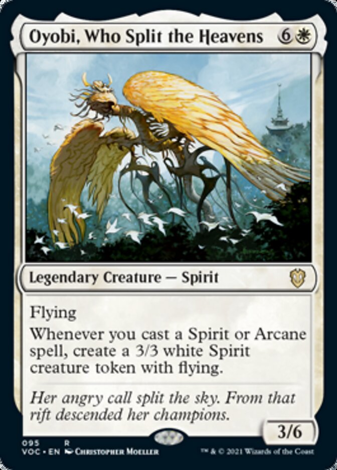 Oyobi, Who Split the Heavens [Innistrad: Crimson Vow Commander] Magic: The Gathering