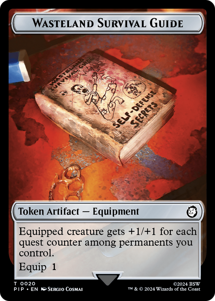 Treasure (018) // Wasteland Double-Sided Token [Fallout Tokens] Magic: The Gathering