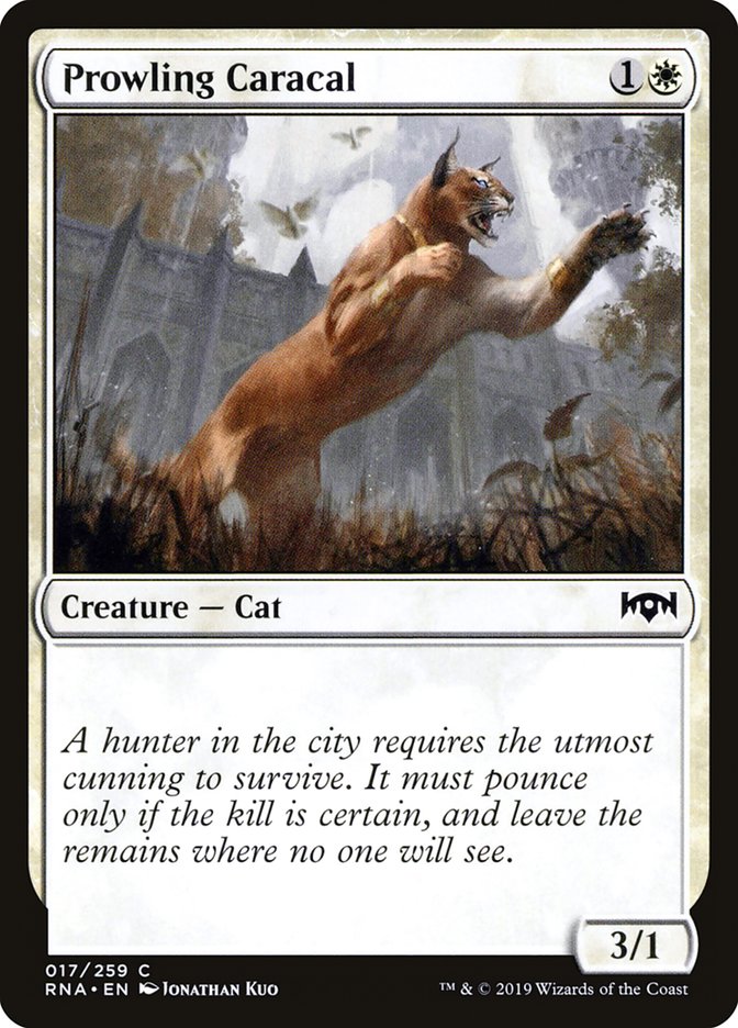 Prowling Caracal [Ravnica Allegiance] Magic: The Gathering