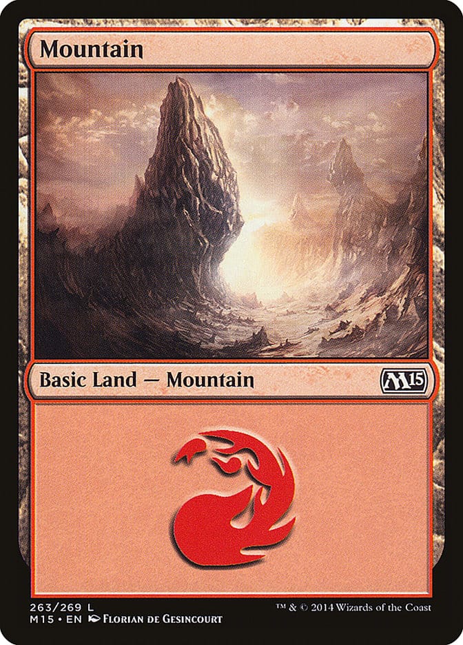Mountain (263) [Magic 2015] Magic: The Gathering