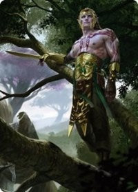 Tyvar Kell Art Card [Kaldheim Art Series] Magic: The Gathering