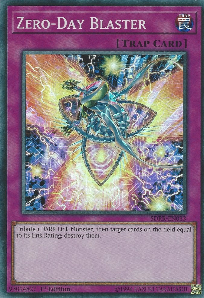 Zero-Day Blaster [SDRR-EN033] Super Rare - Yugioh Cards For Your TCG Needs!